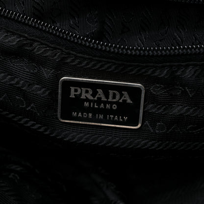 Prada Nylon Vela Medium Backpack Black 6 of 14
