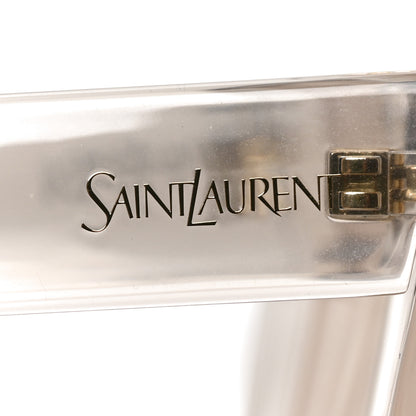 Saint Laurent Acetate SL 900 HOWL Sunglasses Transparent Beige 5 of 8