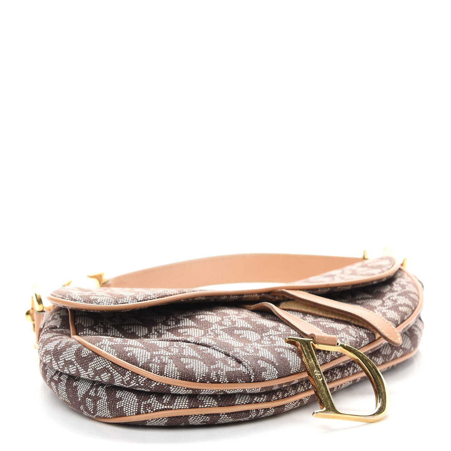 Monogram Saddle Bag Brown
