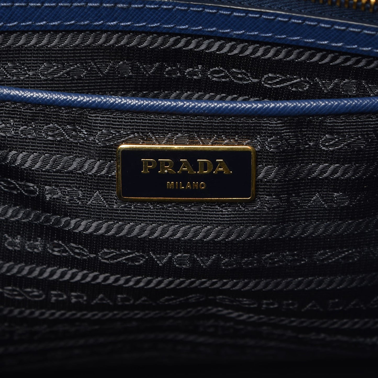 Saffiano Lux Large Tote Bluette