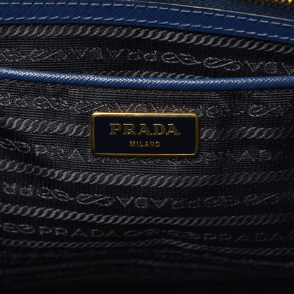Prada Saffiano Lux Large Tote Bluette 7 of 13