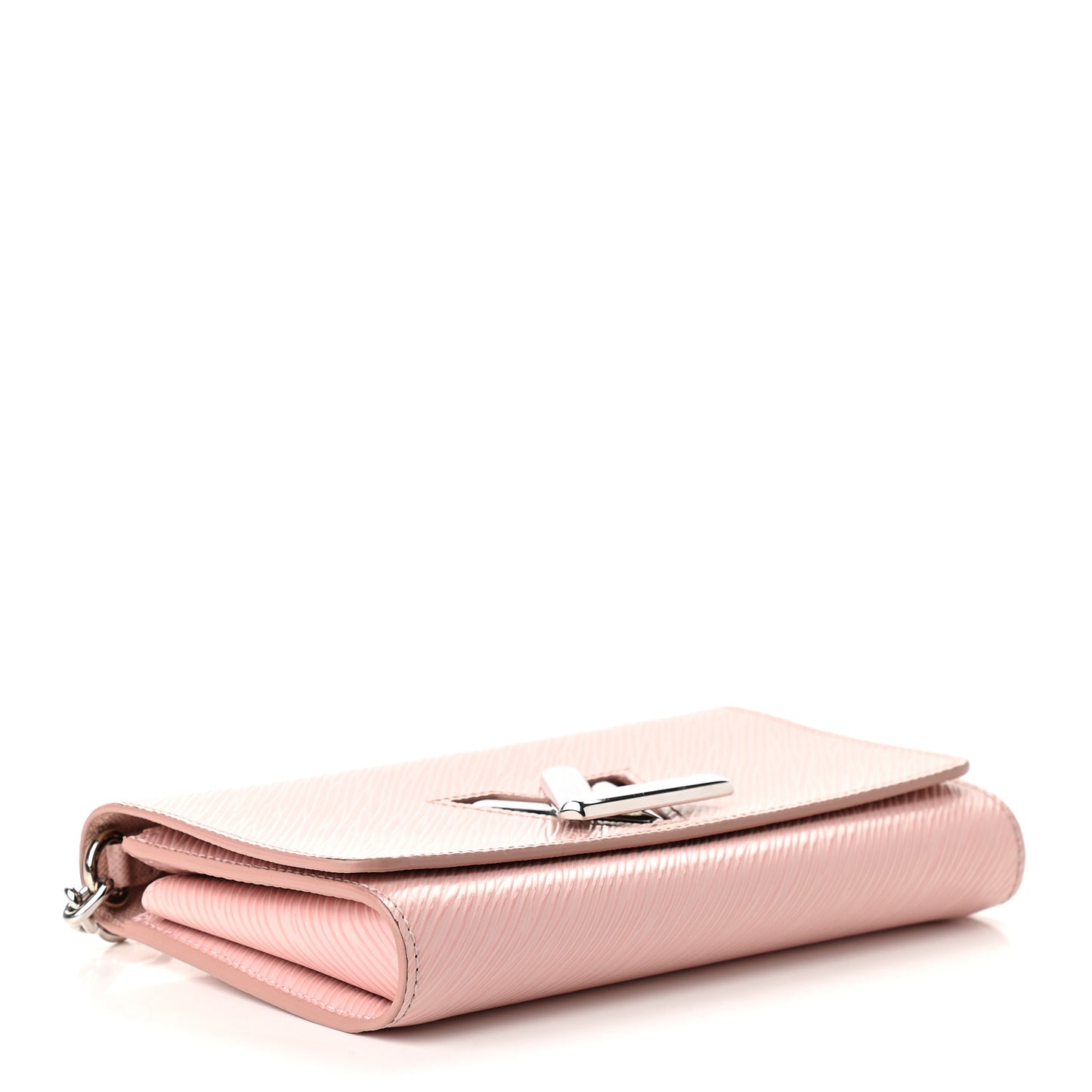 Epi Twist Chain Wallet Rose Ballerine