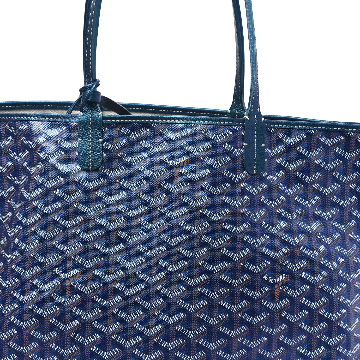 Goyard Iridescent Goyardine Saint Louis PM Pearly Blue 8 of 10