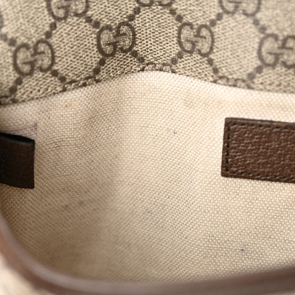 Gucci GG Supreme Monogram Web Small Ophidia Belt Bag Brown 13 of 17