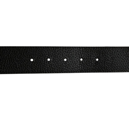 Gucci Textured Dollar Calfskin Double G 40mm Belt 105 42 Dark Cocoa 3 of 6