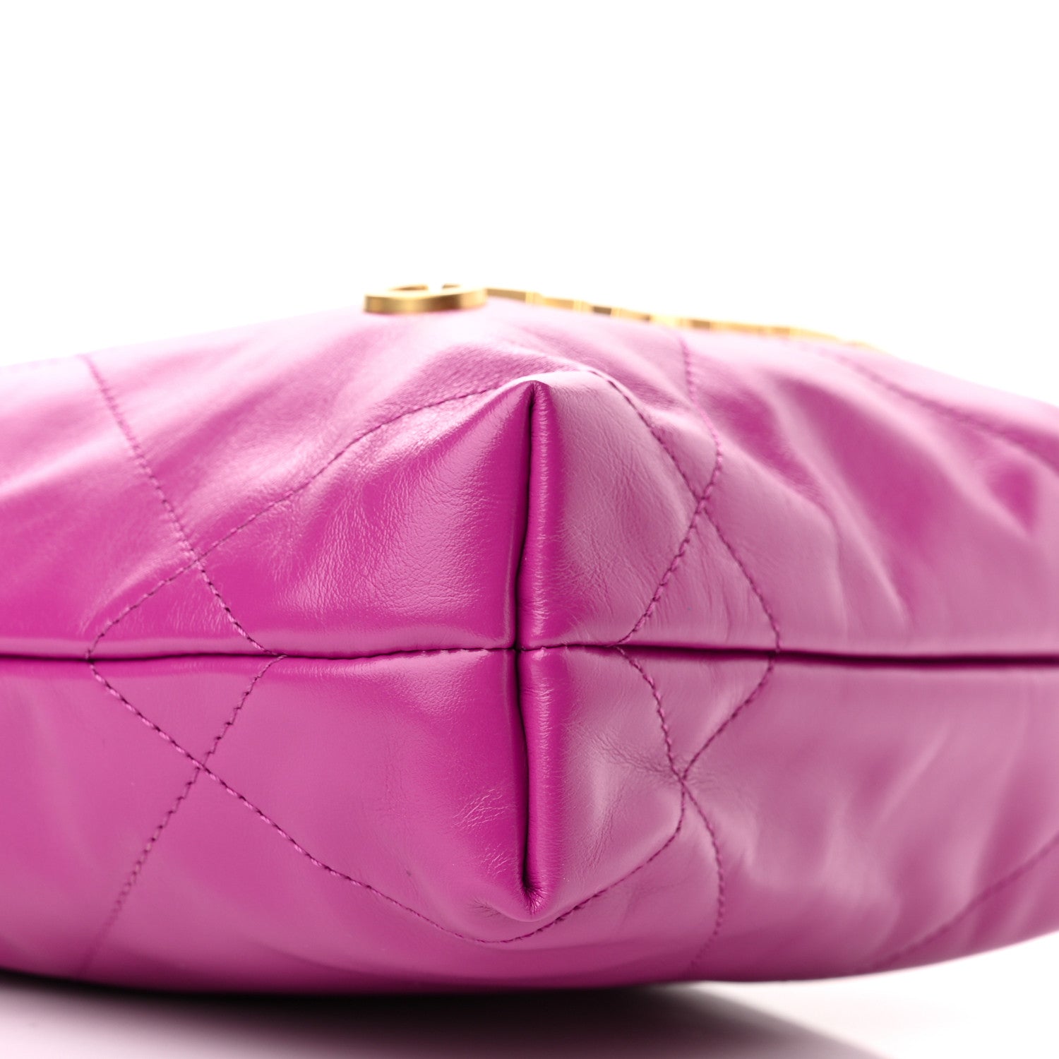 Chanel Shiny Calfskin Quilted Mini Chanel 22 Purple 9 of 11