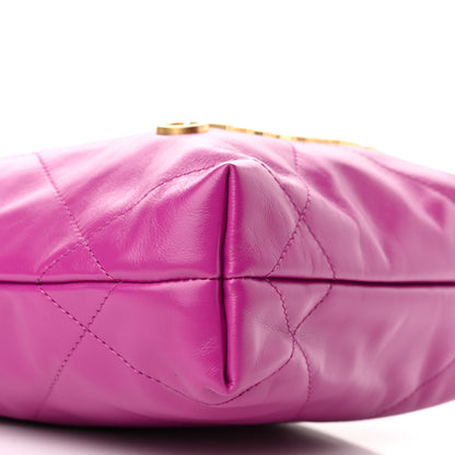 Chanel Shiny Calfskin Quilted Mini Chanel 22 Purple 9 of 11