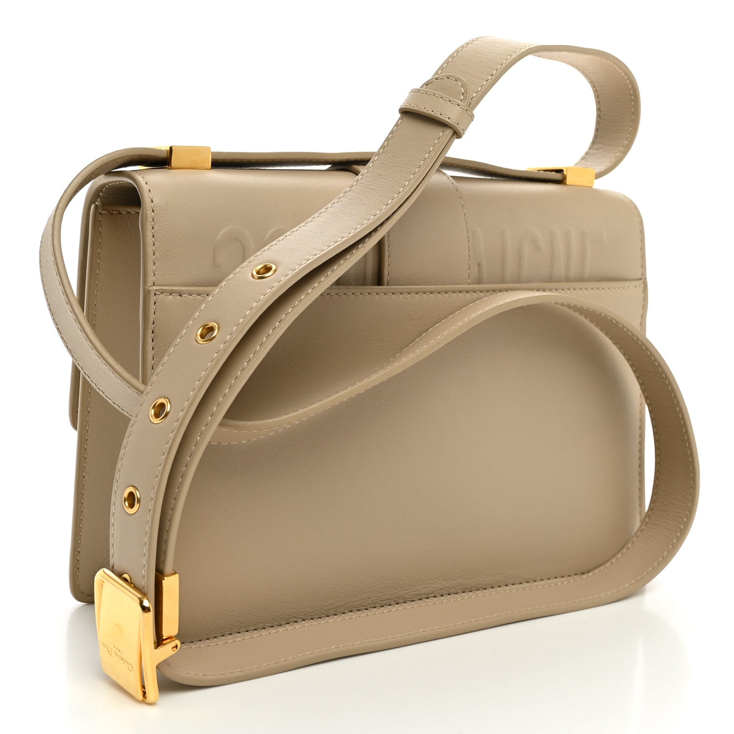 Christian Dior Smooth Calfskin 30 Montaigne Flap Bag Beige 3 of 9