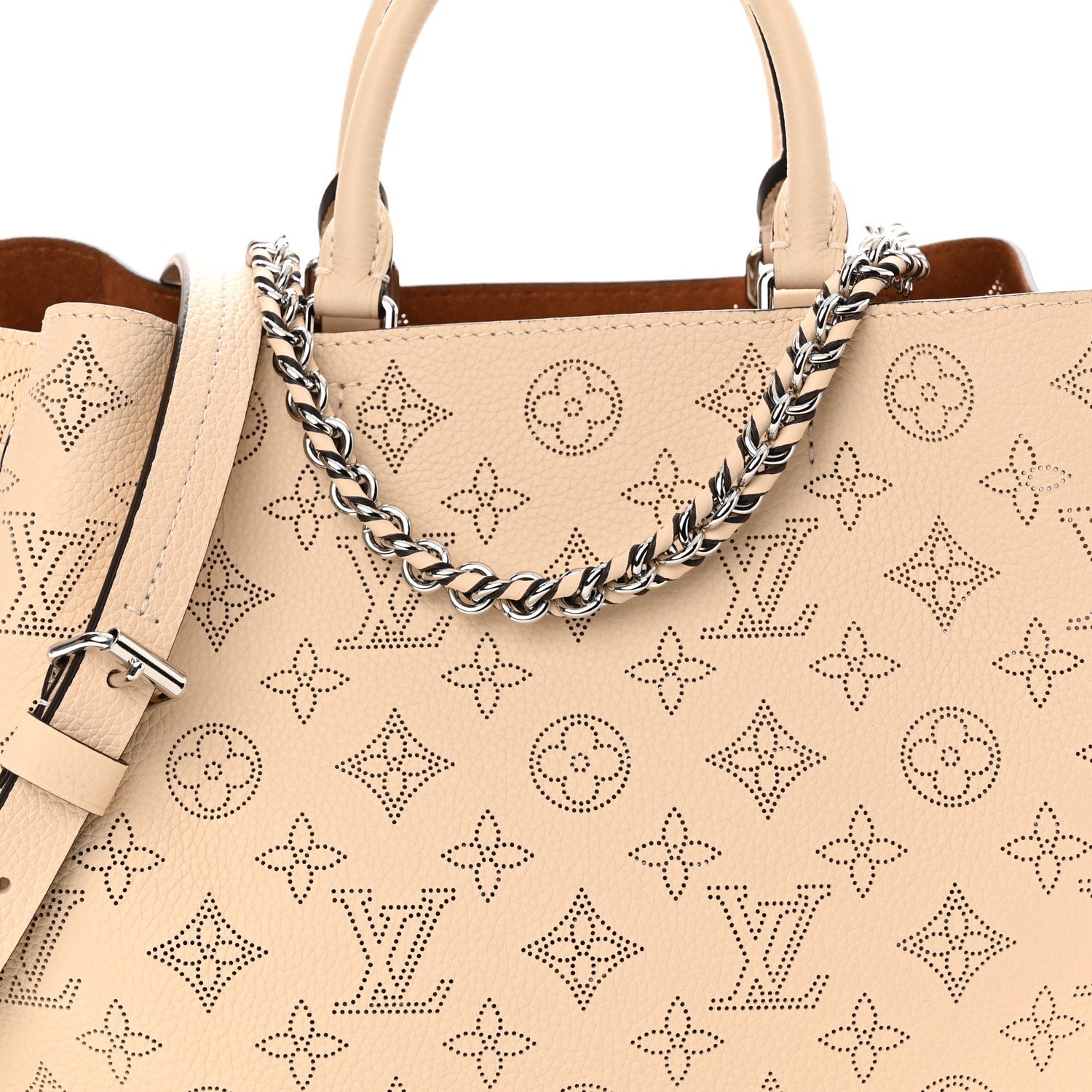 Louis Vuitton Mahina Bella Tote Creme Beige 7 of 9