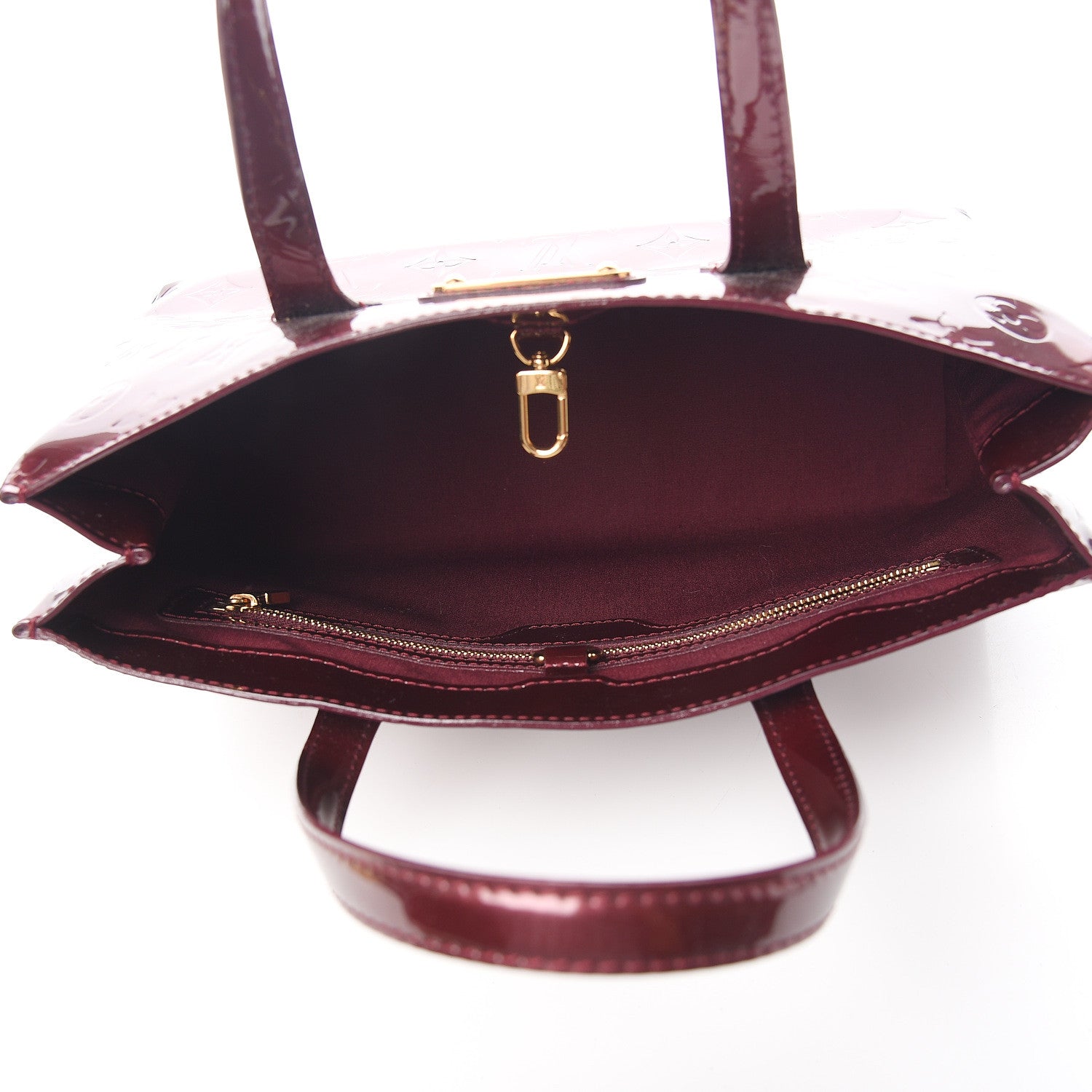 Louis Vuitton Vernis Wilshire PM Rouge Fauviste 4 of 8