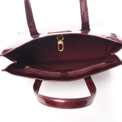 Louis Vuitton Vernis Wilshire PM Rouge Fauviste 4 of 8