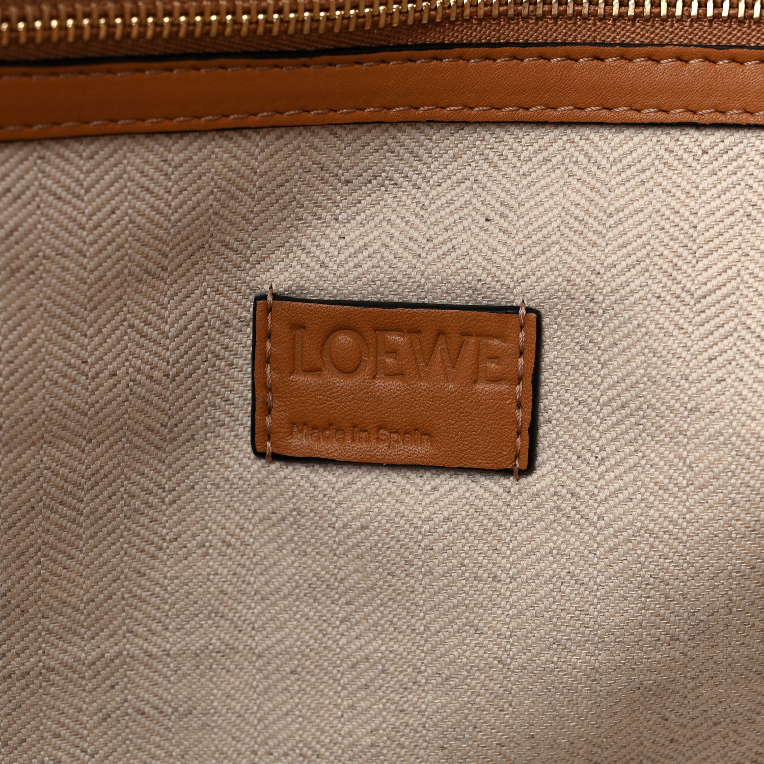 Loewe Calfskin Large Flamenco Knot Bag Warm Desert 6 of 8