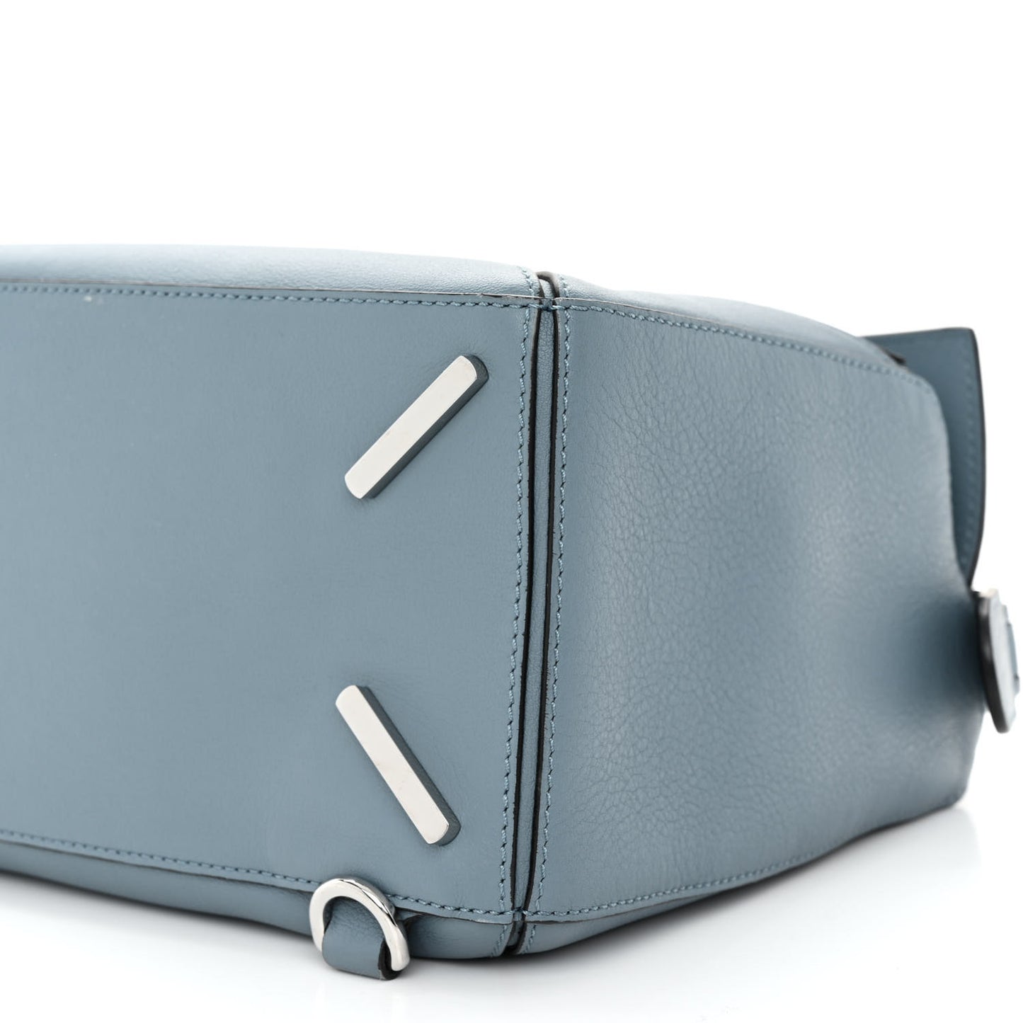 Calfskin Medium Puzzle Bag Stone Blue
