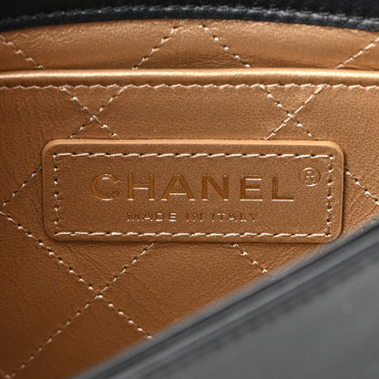 Chanel Lambskin Quilted Lucky Charms CC Crossbody Messenger Flap Black 6 of 10