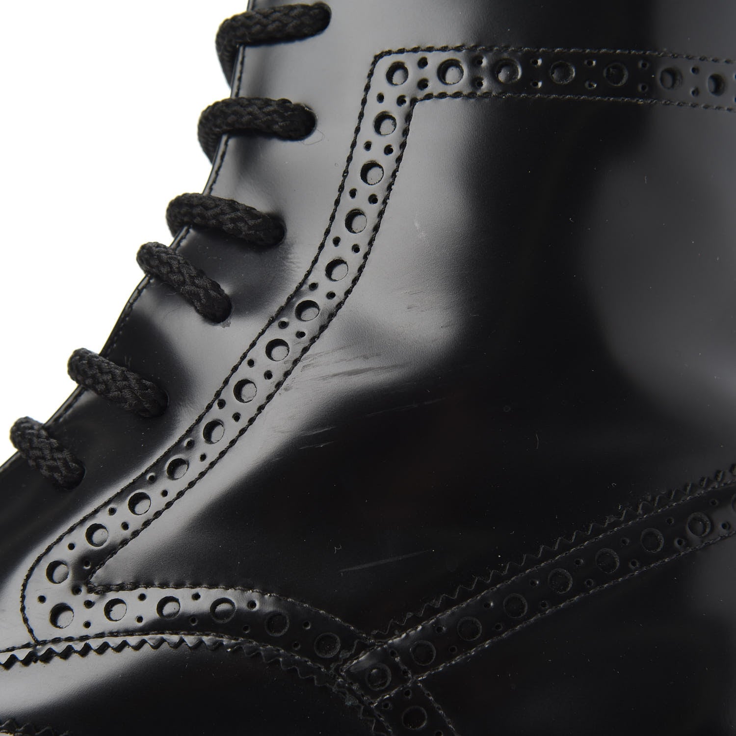 Christian Dior Calfskin Tartan D-Order Low Boot 36 Black White 7 of 9