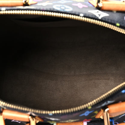 Louis Vuitton Monogram Multicolor Speedy 30 Black 5 of 7