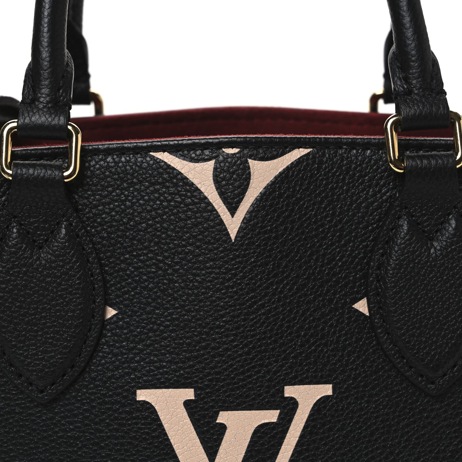 Louis Vuitton Empreinte Monogram Giant Onthego PM Black Beige 7 of 9