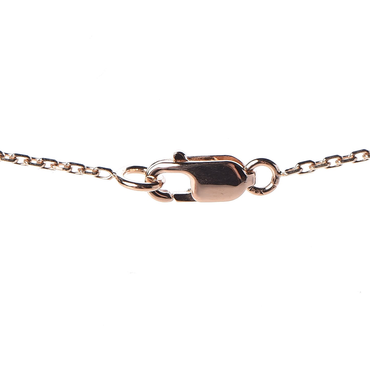 18K Rose Gold Sweet Alhambra Pendant Necklace