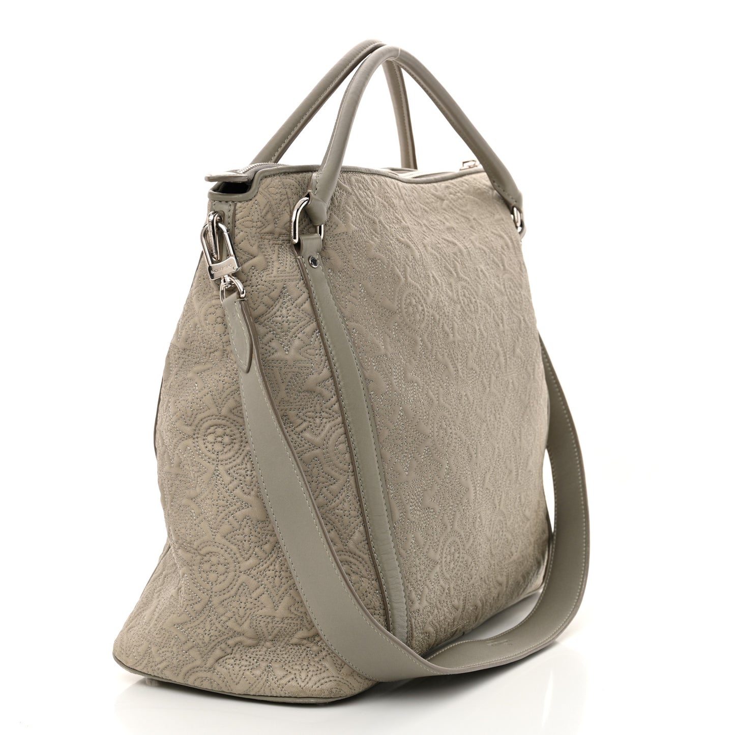 Monogram Lambskin Antheia Ixia MM Grey