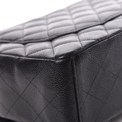 Chanel Caviar Quilted Maxi Double Flap Black 14 of 15