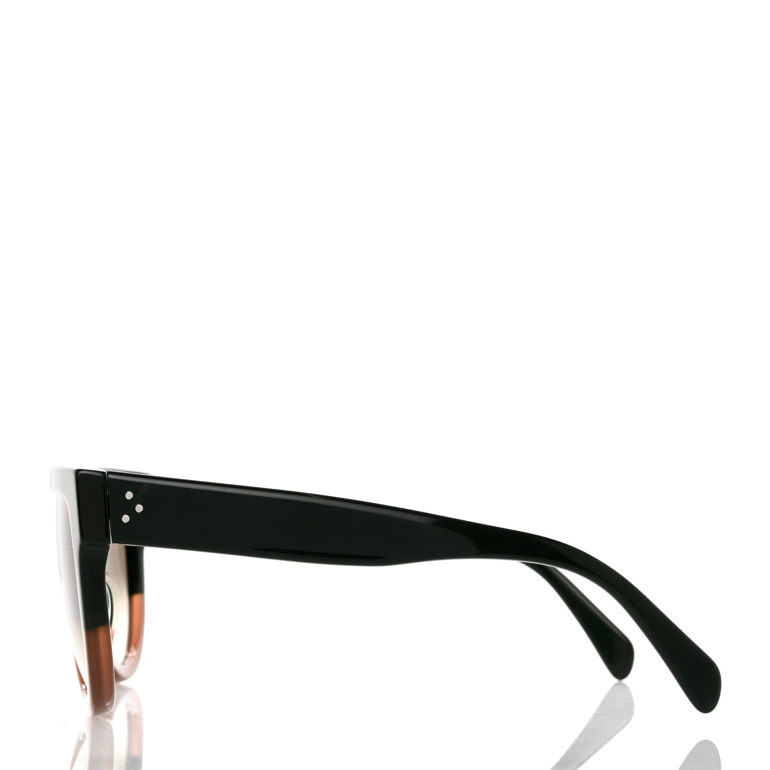 Celine Shadow Sunglasses CL 41026/S Green Brown 3 of 7