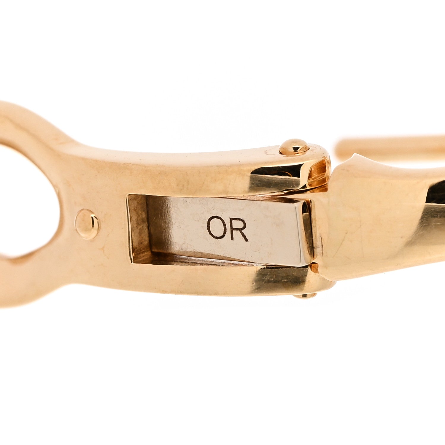 Van Cleef & Arpels 18K Yellow Gold Diamond Small Frivole Earrings 5 of 5