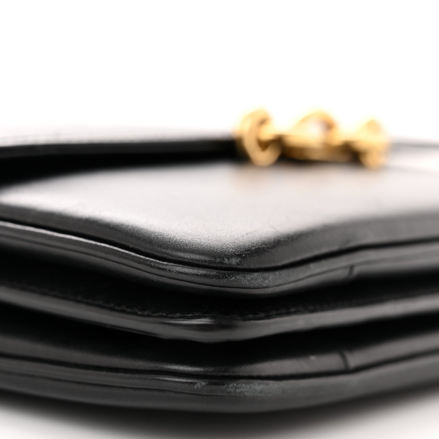 Saint Laurent Smooth Calfskin Le Maillon Satchel Black 10 of 14