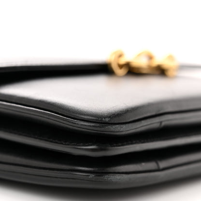 Saint Laurent Smooth Calfskin Le Maillon Satchel Black 10 of 14