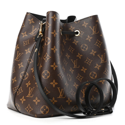 Louis Vuitton Monogram Neonoe MM Black 2 of 4