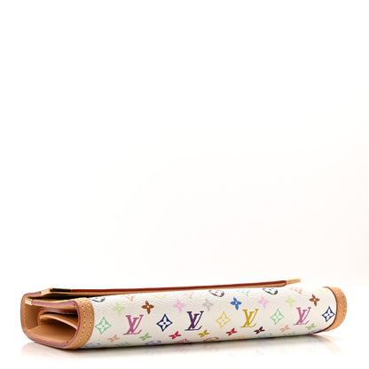 Louis Vuitton Monogram Multicolor Porte Tresor International Wallet White 4 of 10