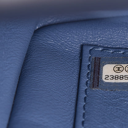 Chanel Caviar Quilted Medium CC Filigree Flap Navy Black 9 of 13
