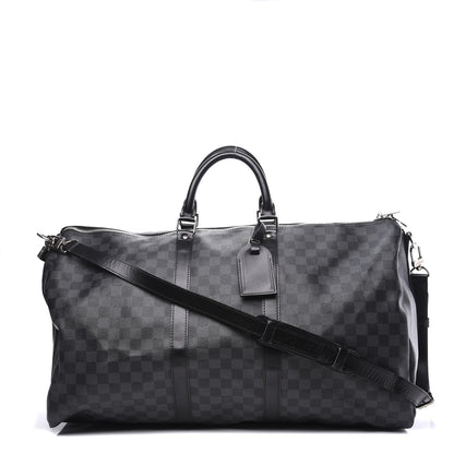 Louis Vuitton Damier Graphite Keepall Bandouliere 55 1 of 13