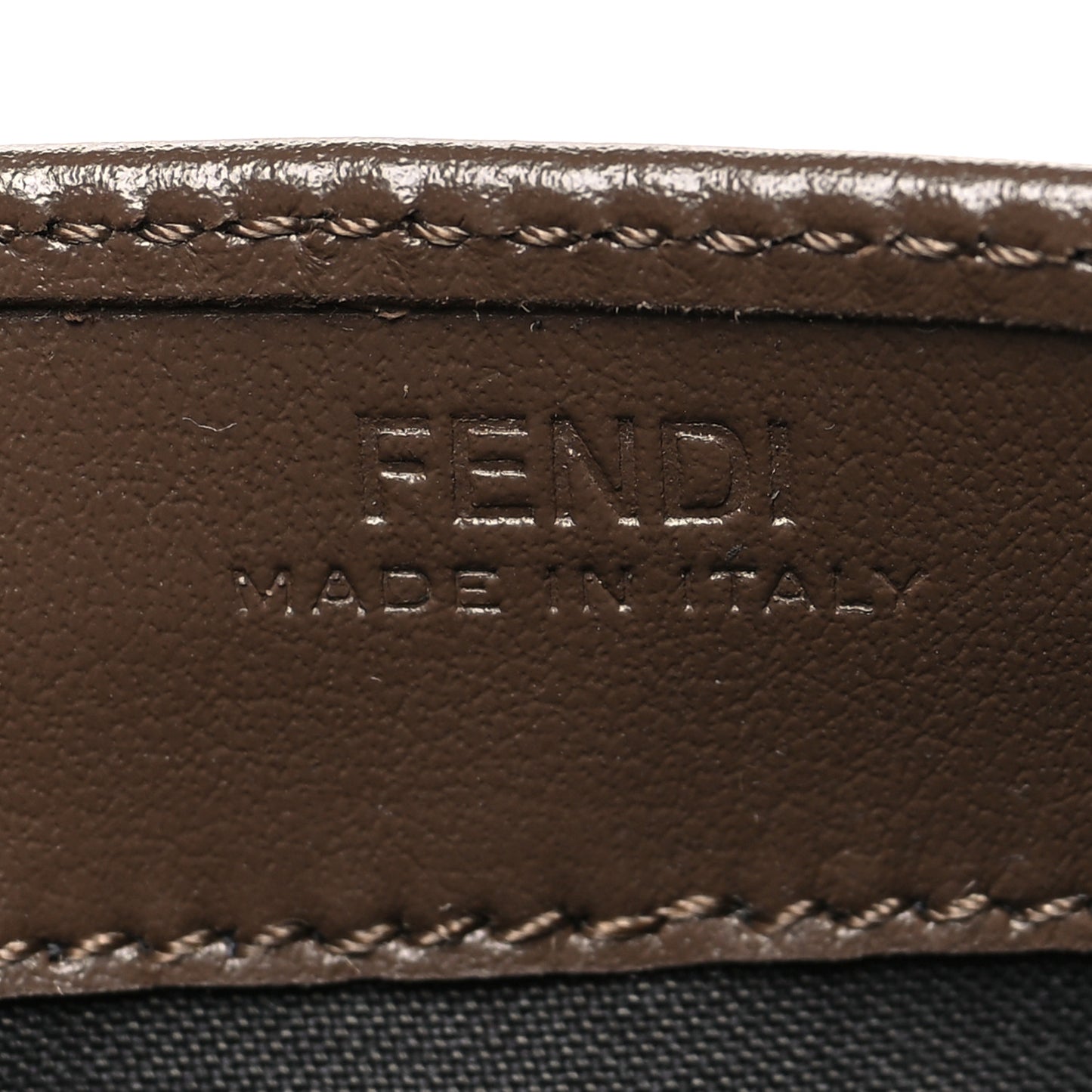 Vitello Soft F is Fendi Bi-Color FF 1974 Embossed Continental Envelope Wallet Maya Black