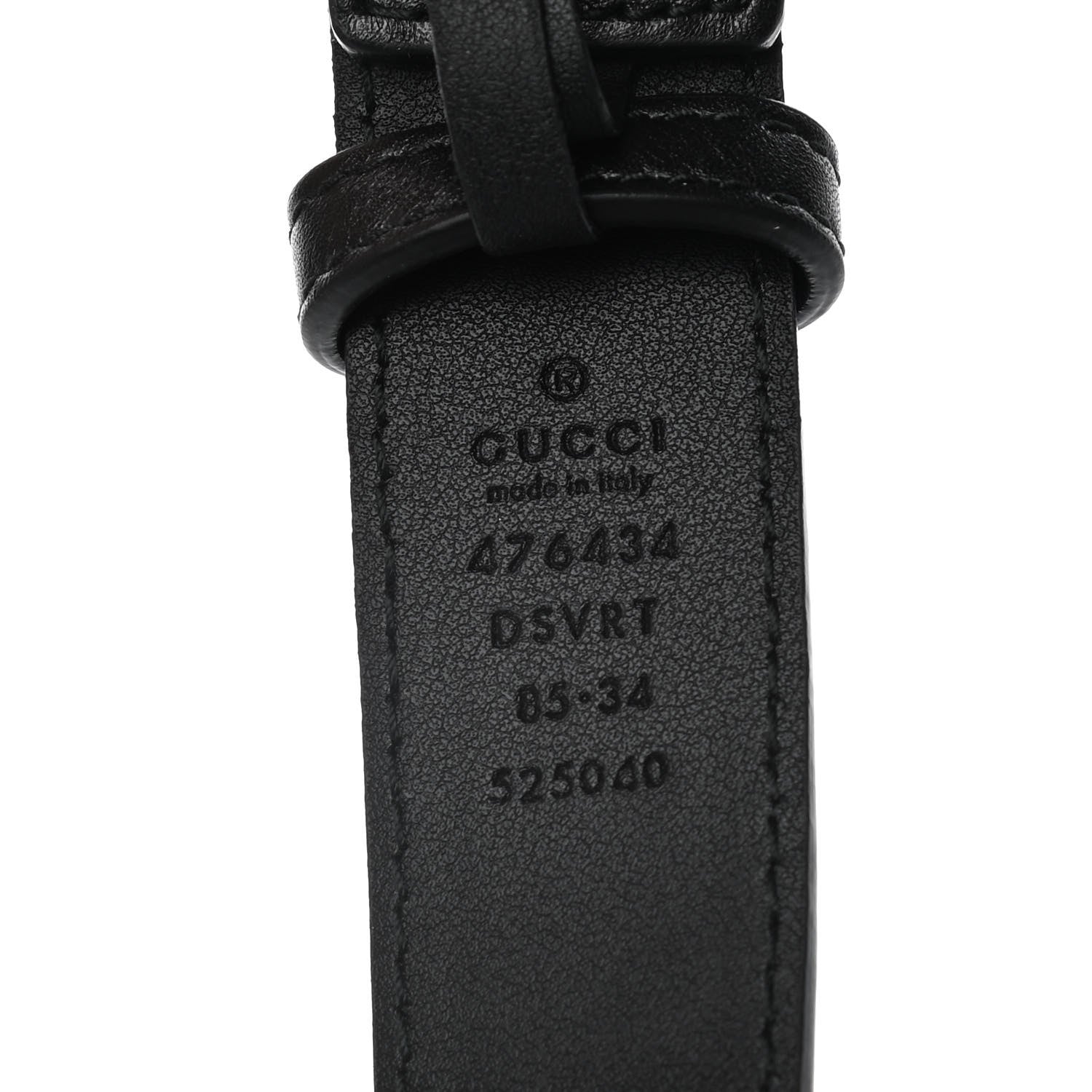 Gucci Calfskin Matelasse GG Marmont Belt Bag 85 34 Black 10 of 16