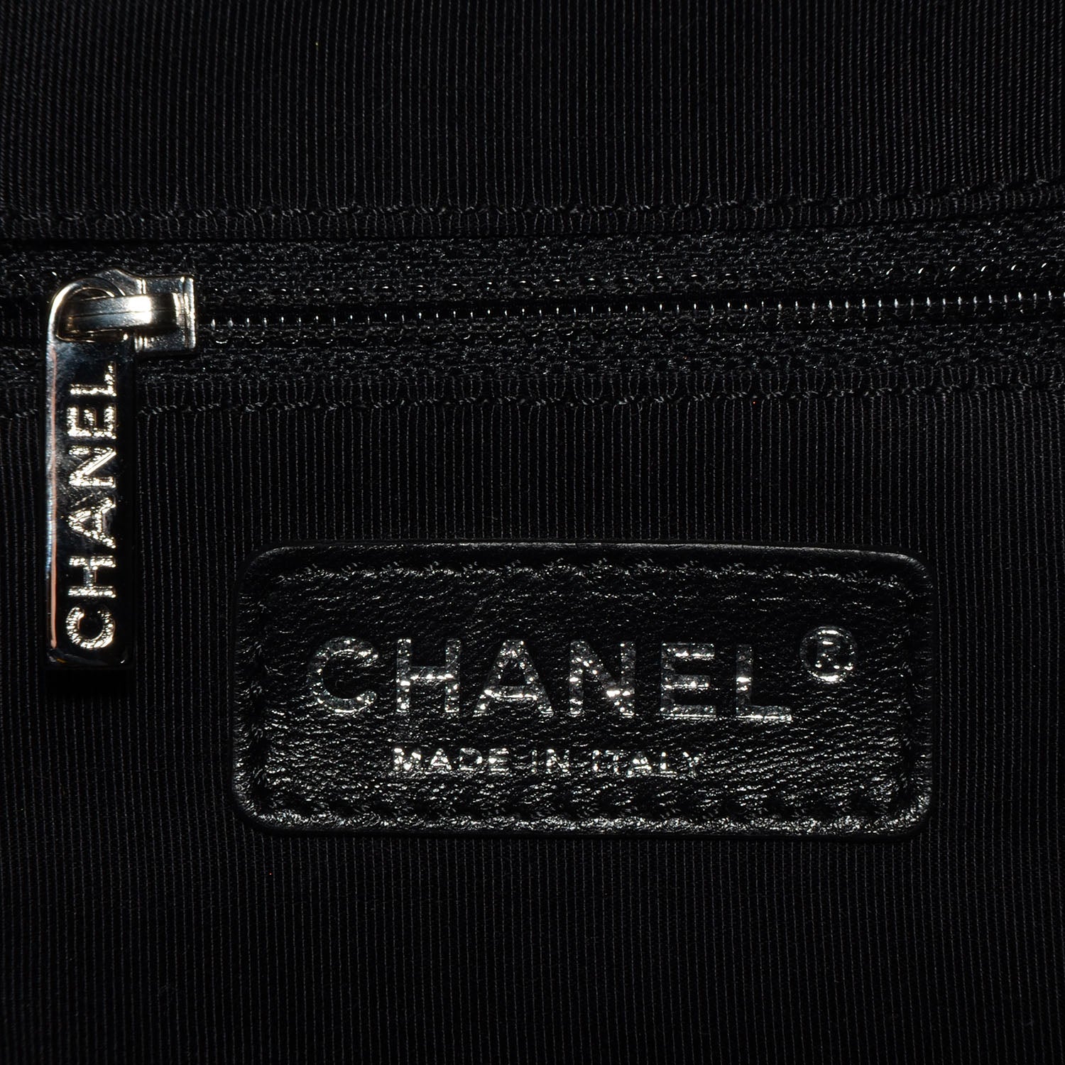 Chanel Vinyl Stretch Spirit Large Cabas Tote Black 6 of 7