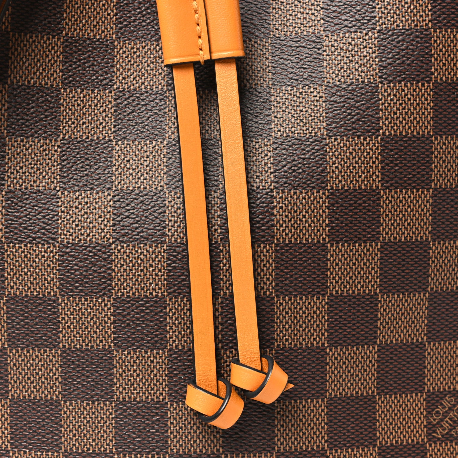 Louis Vuitton Damier Ebene Neonoe MM Safran 7 of 10