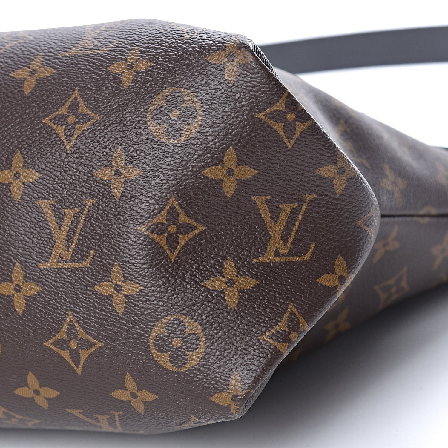 Louis Vuitton Monogram Flower Zipped Tote MM Black 8 of 9