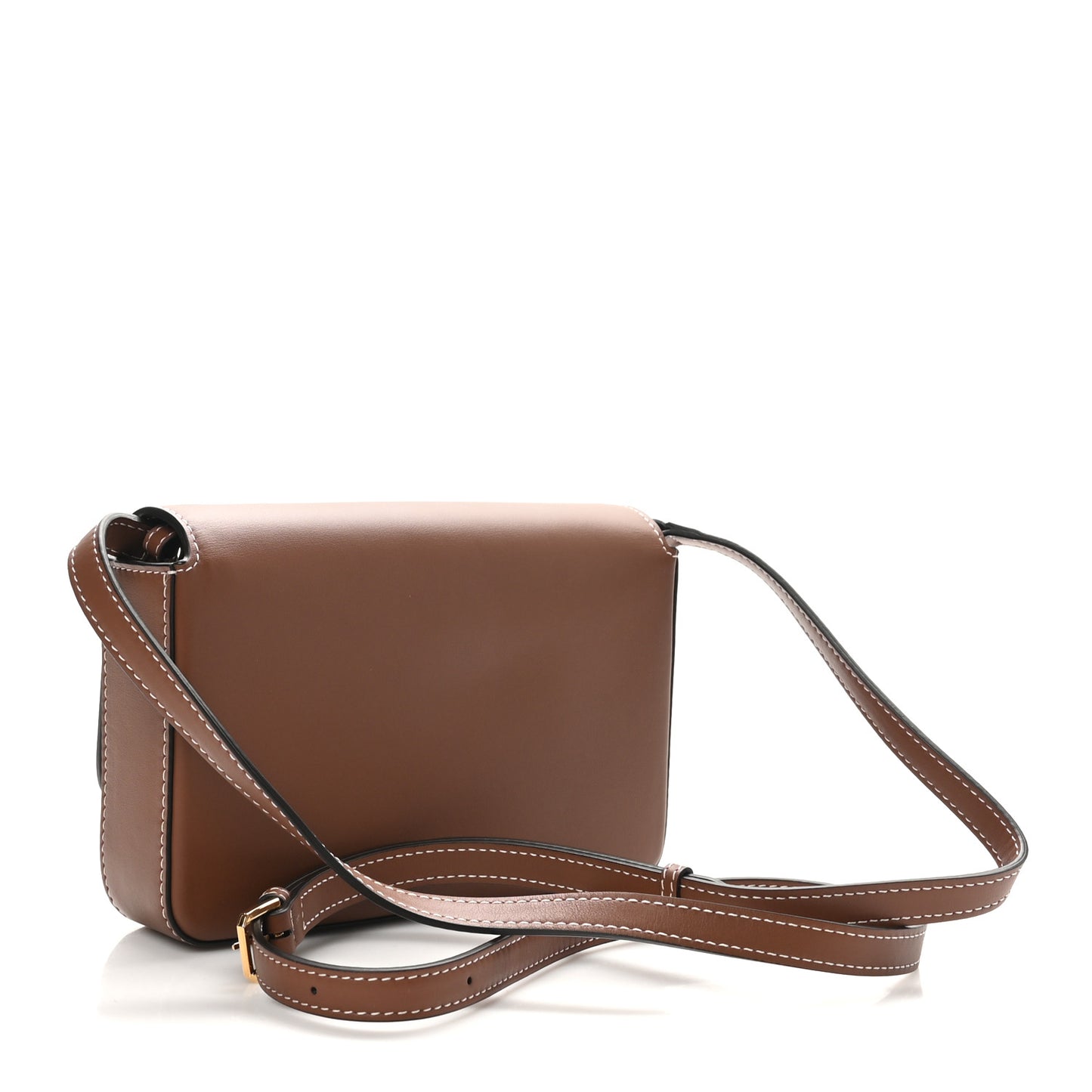 Calfskin Vintage Check Penny Bag Archive Beige Tan