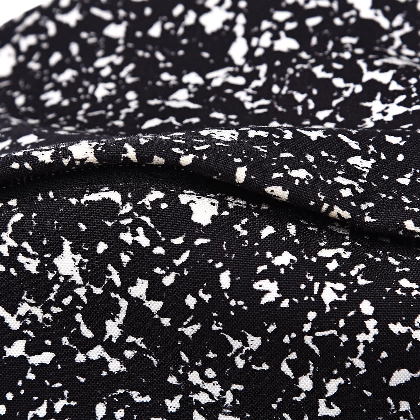 Printed Canvas Hunting Backpack Black White