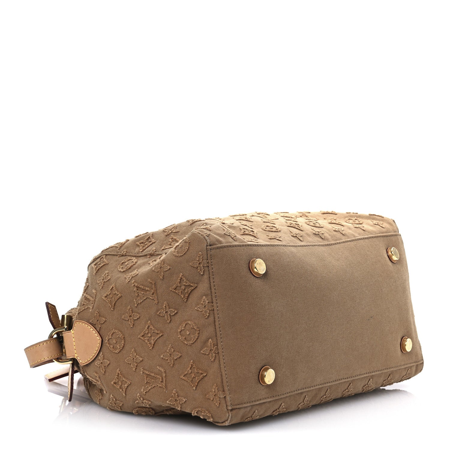 Louis Vuitton Denim Monogram Stone Speedy Bandouliere 35 Caramel 4 of 13