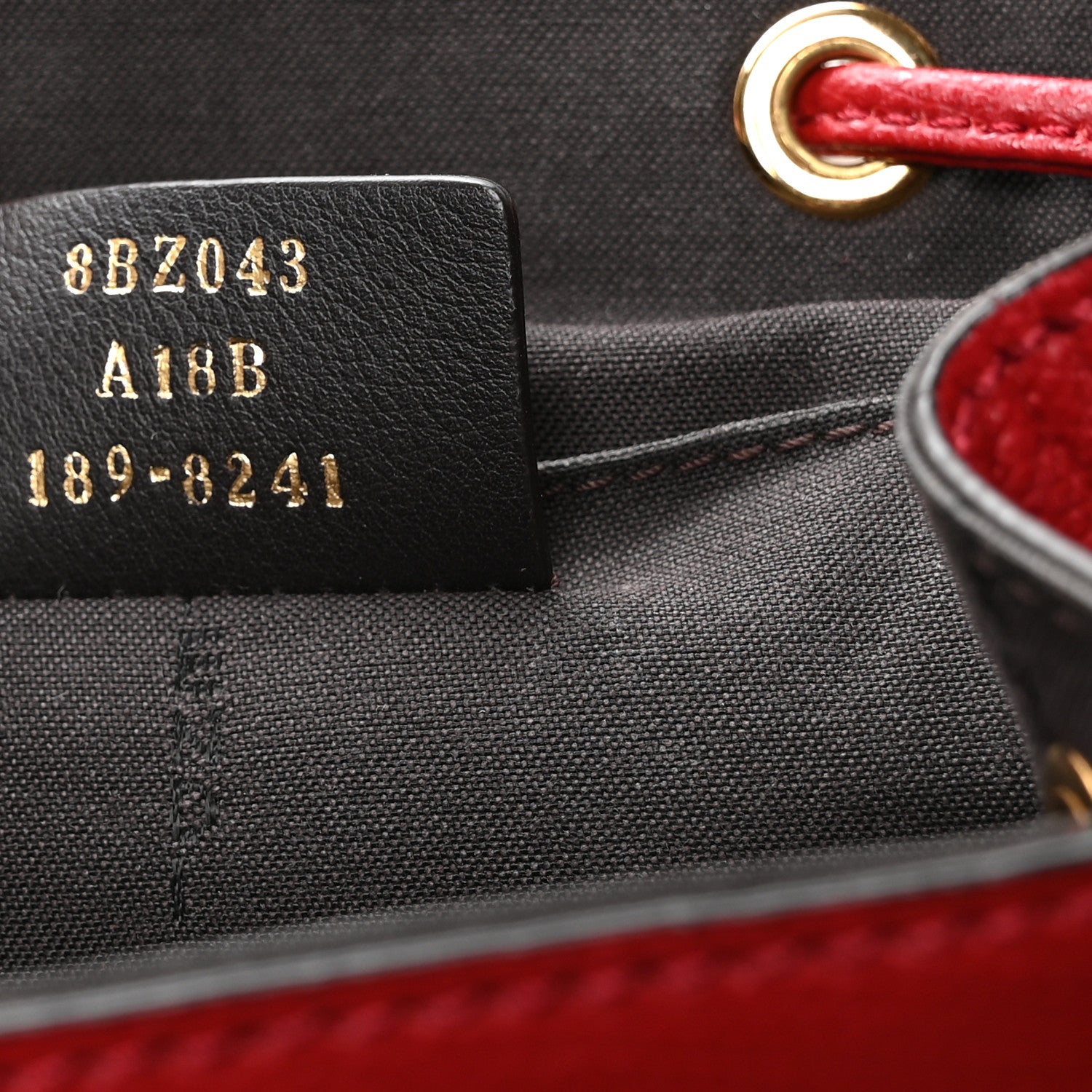 Fendi Vitello Cruise F is Fendi Drawstring Backpack Fragola 6 of 9