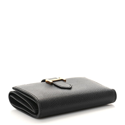 Hermes Epsom Tri-Fold Compact Bearn Wallet Black 4 of 8