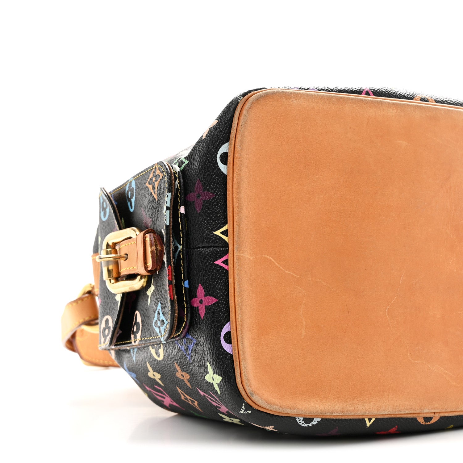 Louis Vuitton Monogram Multicolor Petit Noe Black 8 of 10