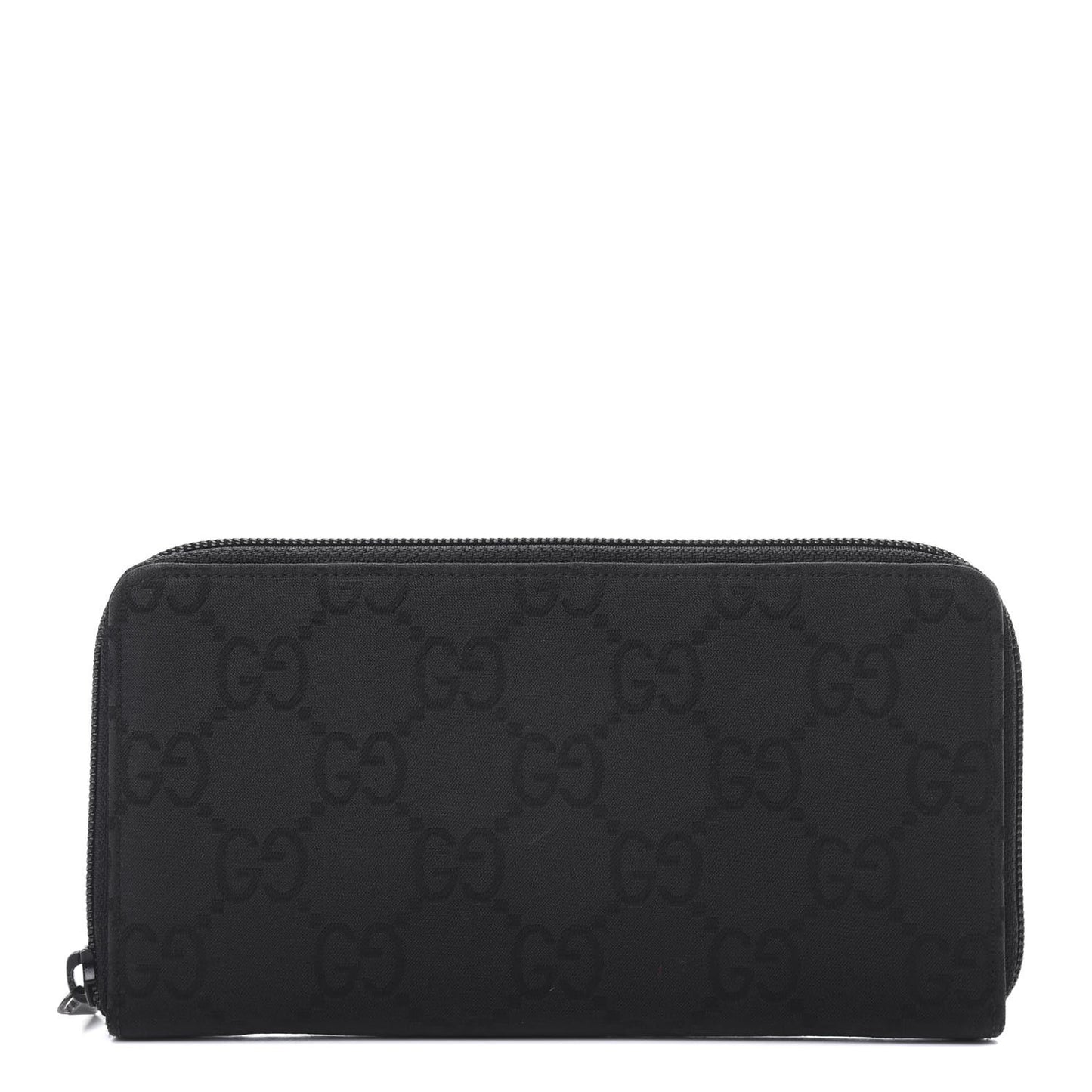 Monogram Zip Around Wallet Black