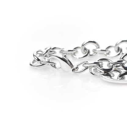 Tiffany Sterling Silver Heart Tag Charm Bracelet 4 of 4