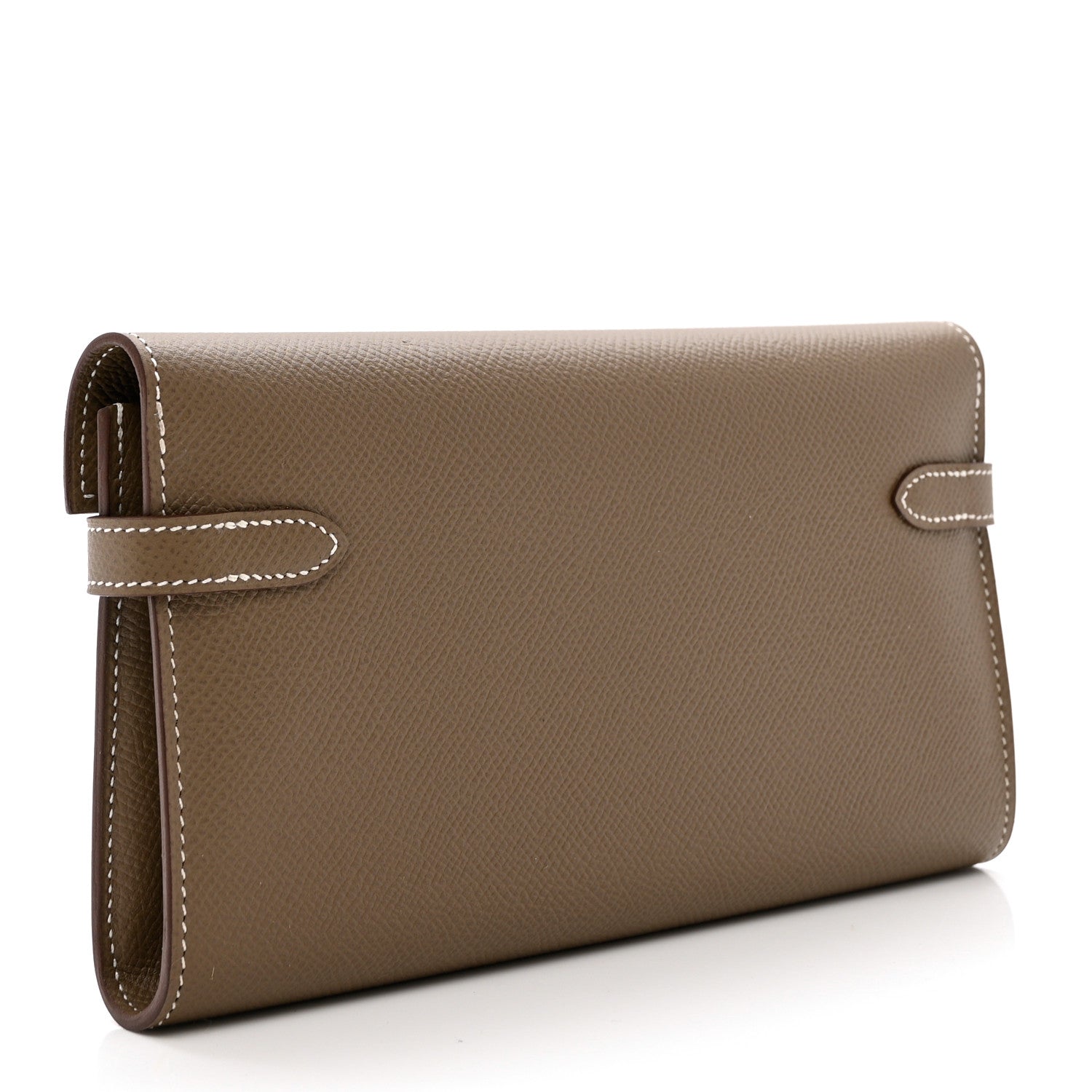 Hermes Epsom Kelly Longue Wallet Etoupe 2 of 7