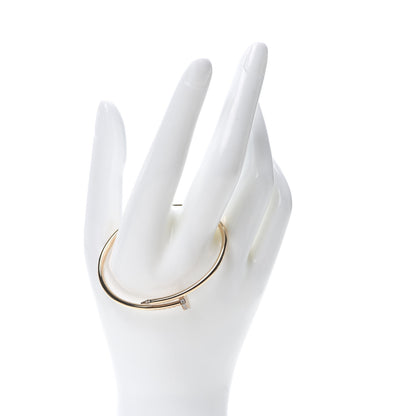 Cartier 18K Pink Gold Diamond Small Juste Un Clou Bracelet 15 2 of 6