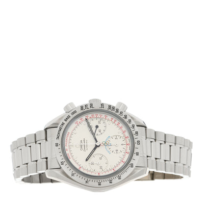 Omega Stainless Steel 39mm Speedmaster Torino Olympic 2006 Limited Edition Automatic Watch White 3538.30 3 of 5