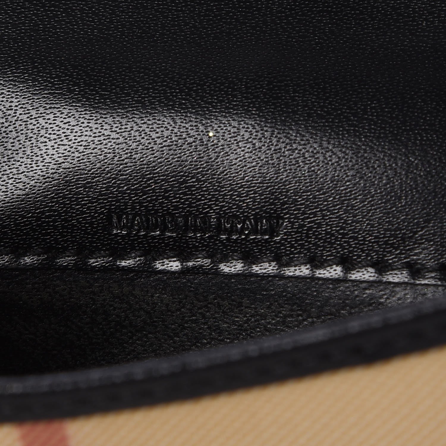 Burberry House Check Compact Wallet Black 7 of 12
