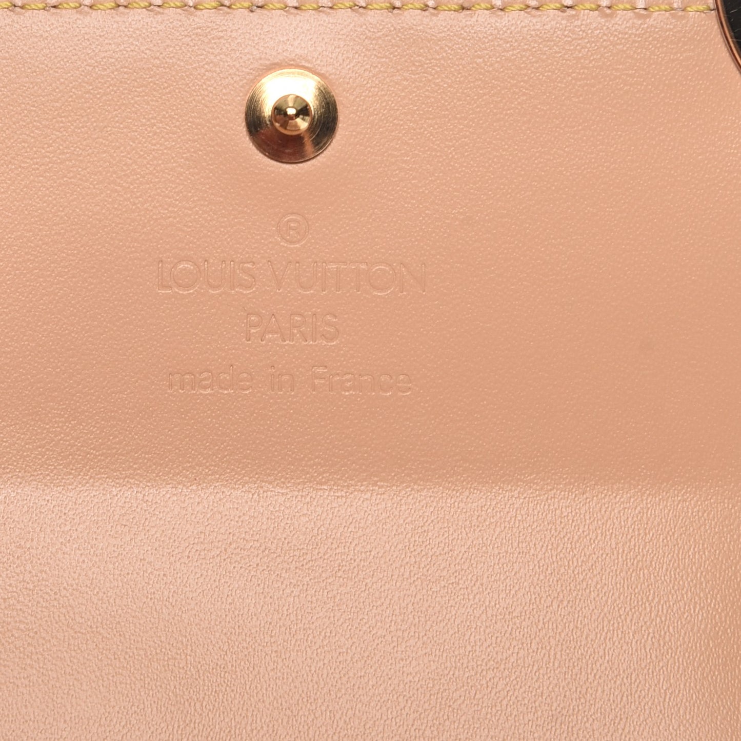 Monogram Multicolor Porte-Monnaie Plat Coin Purse White